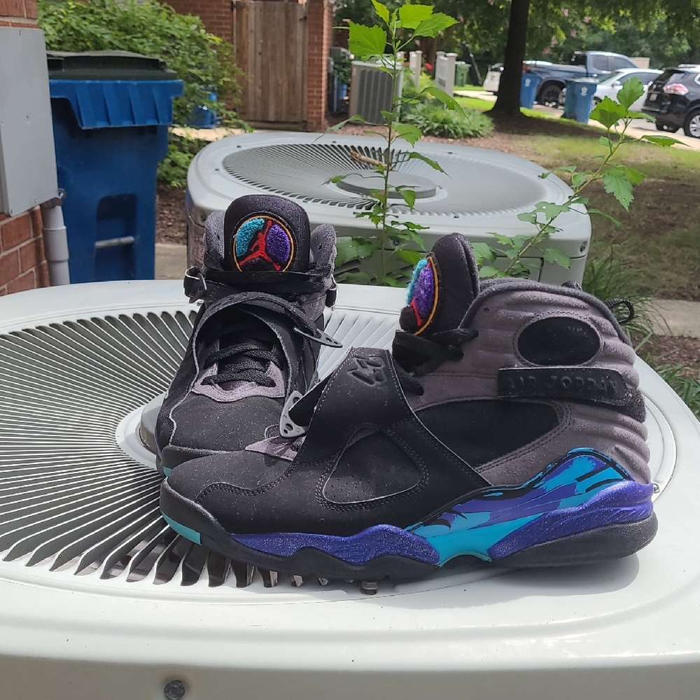 Retro Jordan 8 AQUA Men Size